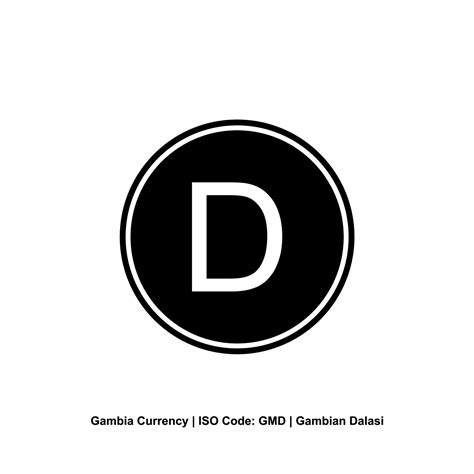 Gambia Currency Symbol, Gambian Dalasi Icon, GMD Sign. Vector ...