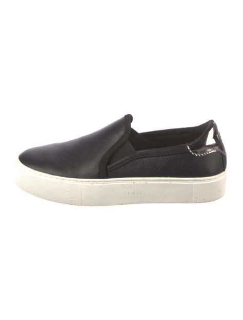 UGG Leather Sneakers - Black Sneakers, Shoes - WUUGG100002 | The RealReal