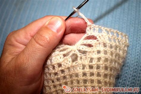 Ажурные перчатки из белого козьего пуха | Сделай сам своими руками