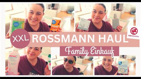 Xxl Rossmann Haul War Im Shopping Rausch Fr Ulein Jasmin Youtube