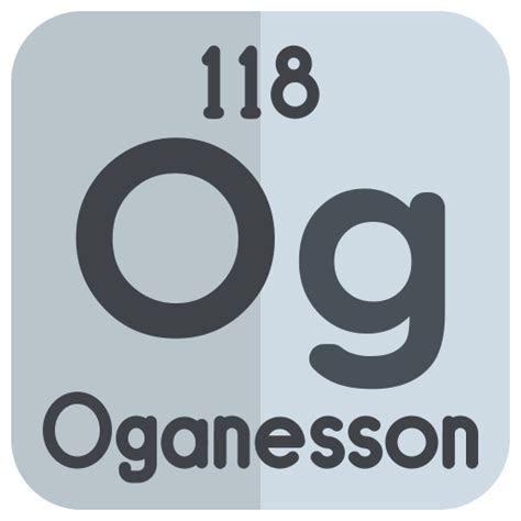 Oganesson Generic color fill icon