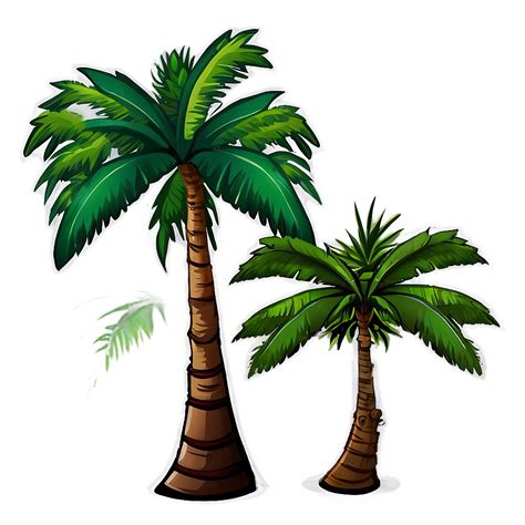 Download Cartoon Palm Trees Png 05042024