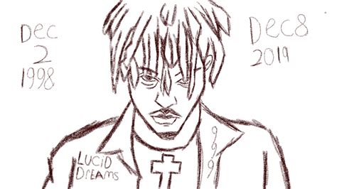 Juice Wrld Sketch by MarquanWantsSmoke on Newgrounds