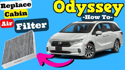 Honda Odyssey How To Replace Cabin Air Filter Odyssey Condit