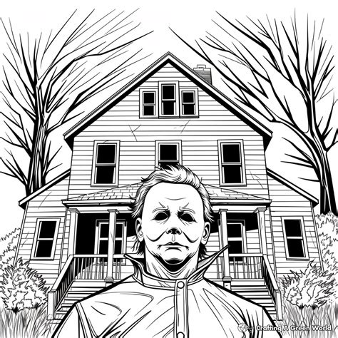 Michael Myers Coloring Pages Free And Printable