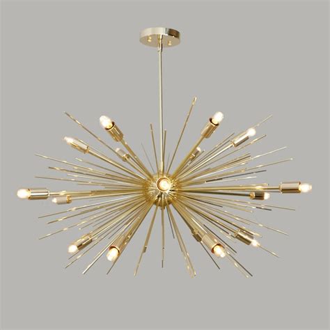 Mid Century Modern Sputnik Chandelier Statement Urchin Etsy