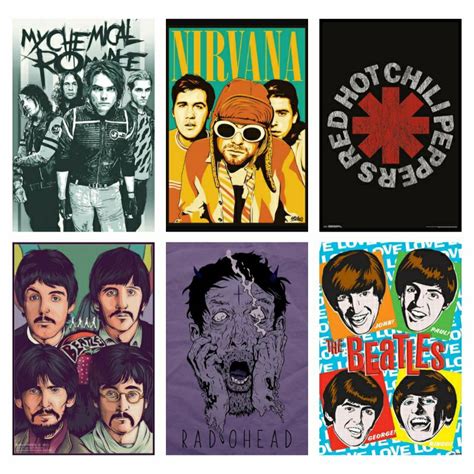 Jual Poster Band 90an Punk Rock Poster Aesthetic Lawas Shopee Indonesia