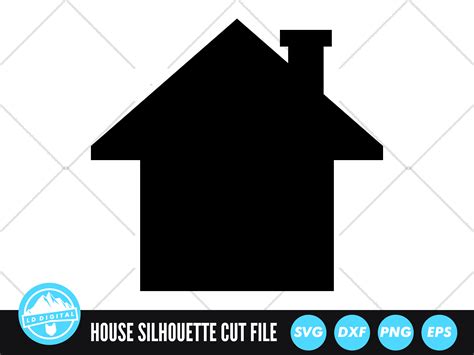 House SVG House Clipart Svg Cut Cameo Svg File Cut File File House Svg