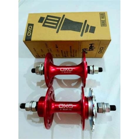 Jual Hub Freehub Oxo Doltrap 36H Bearing COG 17T NAP Fixed Gear Alloy