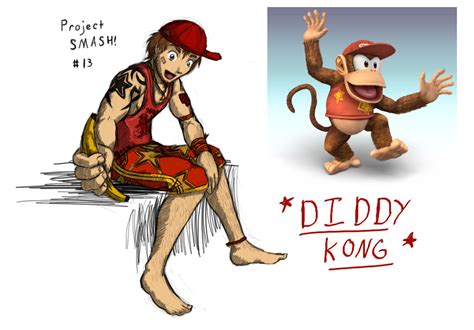 Project Smash Diddy Kong By Krowjak On Deviantart