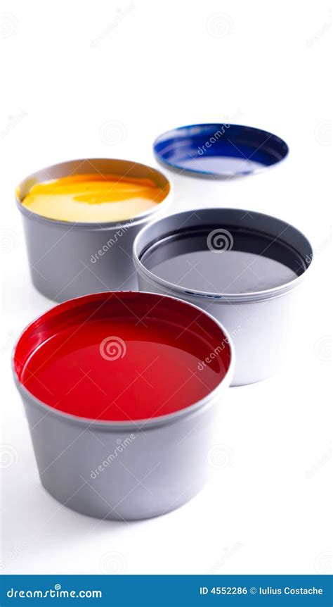 Offset printing ink stock photo. Image of printing, blue - 4552286