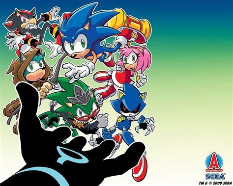 Sonic Archie Comics Wallpapers Wallpaper Cave