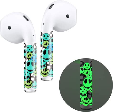 Amazon ROCKMAX Luminous AirPods Skins 2nd Generation Cool AirPods