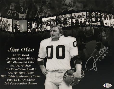 Jim Otto Autographed Memorabilia Signed Photo Jersey Collectibles