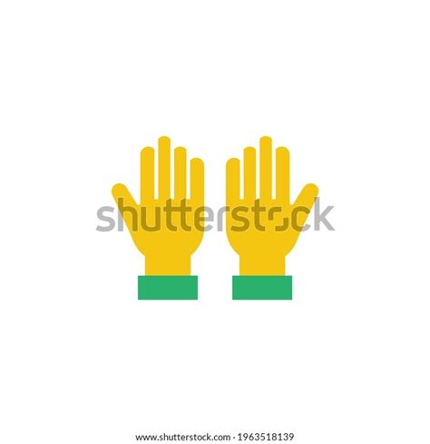 Pray Hand Gesture Icon Color Icon Stock Vector (Royalty Free ...