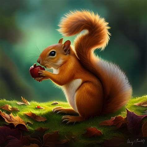 Squirrel 🐿️ Ai Generated Artwork Nightcafe Creator