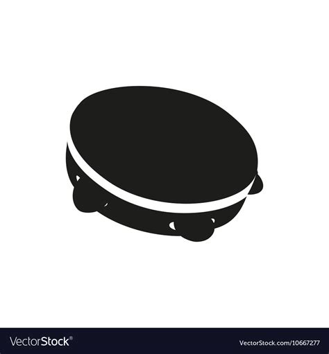 Tambourine Royalty Free Vector Image Vectorstock