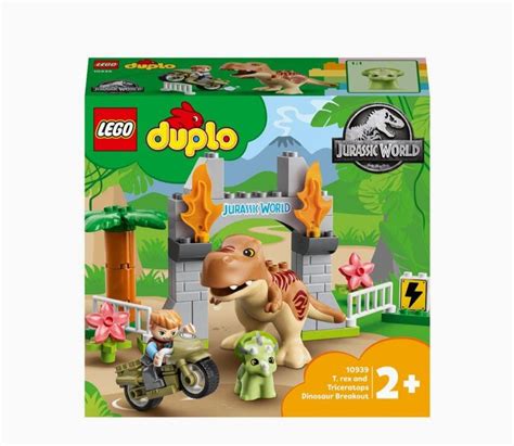 LEGO DUPLO Jurassic World 10939 T Rex And Triceratops Dinosaur