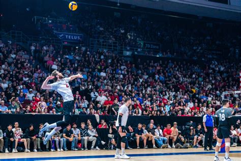 Canadian Men S Volleyball Team Secures Tight Victory Over U S