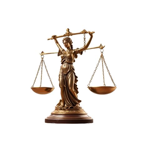 Statue Of Lady Justice Holding Scales Symbolizing Fairness And