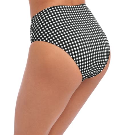 Freya Check In Hohe Bikini Hose Monochrome Annadiva