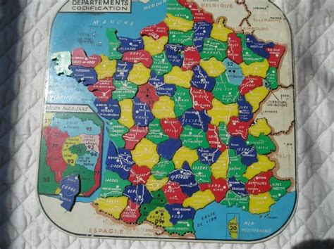 Carte De France En Plastique Dur La France Mob De X Eur