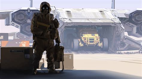 Dropship Deserts Of Kharak Concept Art Fists Of Heaven