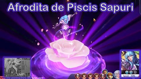 Afrodita De Piscis Sapuri Saint Seiya Awakening YouTube