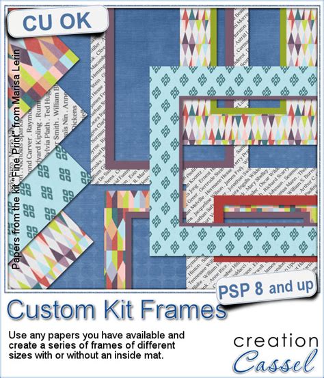 Custom Kit Frames Psp Script Creation Cassel Making