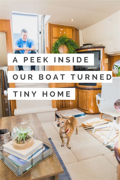 Tour Our Tiny Home Boat Interior Tiny House Boat Home