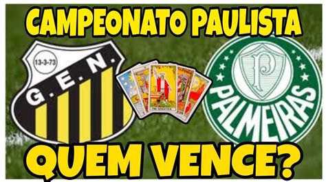 NOVO HORIZONTINO X PALMEIRAS CAMPEONATO PAULISTA TAROT REVELOU