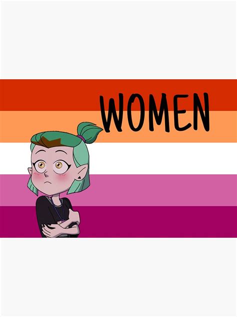 Amity Blight Lesbian Pride Sticker For Sale By Doctorkest Redbubble