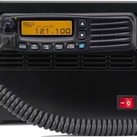 Icom IC A120B VHF Aviation Base Station Radio Radio Waves