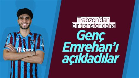 Trabzonspor Emrehan Gedikli yi açıkladı