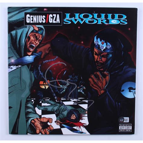 GZA Signed "Liquid Swords" Vinyl Album Cover (Beckett) | Pristine Auction