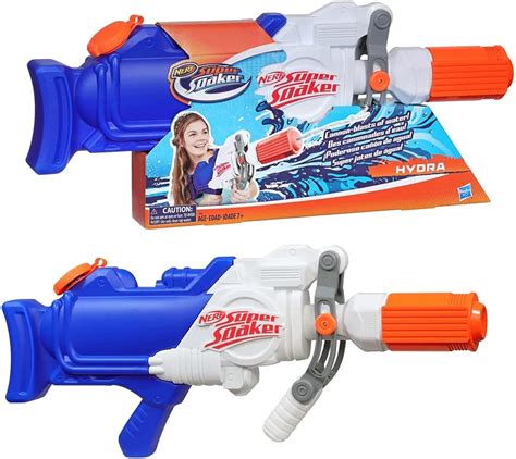 Nerf Super Soaker Hydra Water Blaster 65 Fluid Ounce Tank Pump Action