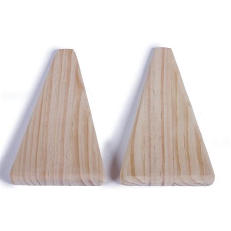 Cuñas de madera de pino 2 unidades Ecoyoga