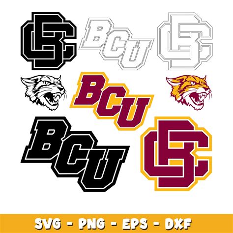 Bethune Cookman Wildcats Bundle Svg Bethune Cookman Wildcats Logo Svg