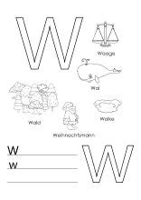 Malvorlagen Buchstaben W Malvorlagen