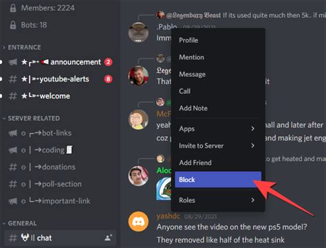 Comment bloquer ou débloquer des personnes sur Discord