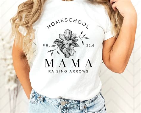 Homeschool Mama Shirt Homeschool Mom Shirt Home School Teacher T