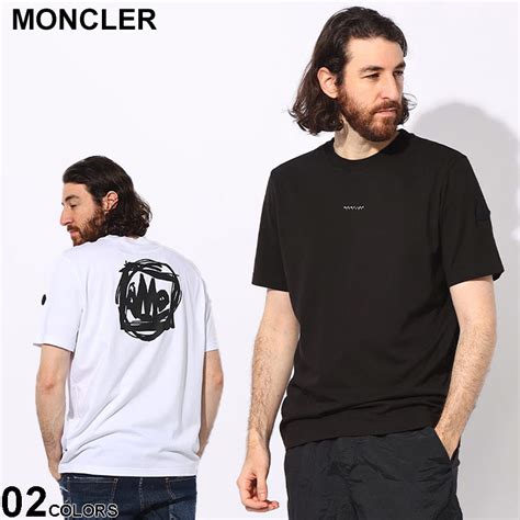 楽天市場MONCLER モンクレール バックステッチロゴ クルーネック 半袖 Tシャツ MC8C0003289A17 ブランド メンズ