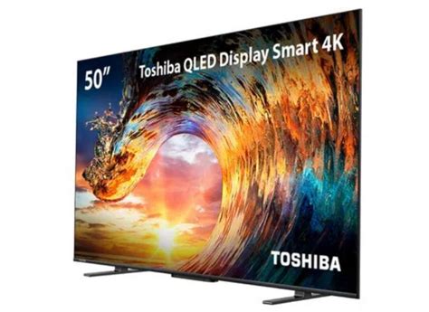 Smart TV QLED 50" Toshiba 4K HDR 50M550L TB013M com o Melhor Preço é no ...