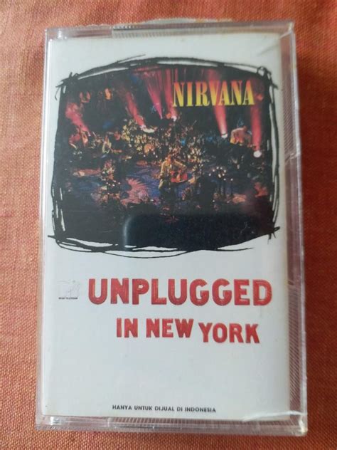 Nirvana Tape Cassette Mtv Unplugged In New York Original 1994 興趣及遊戲