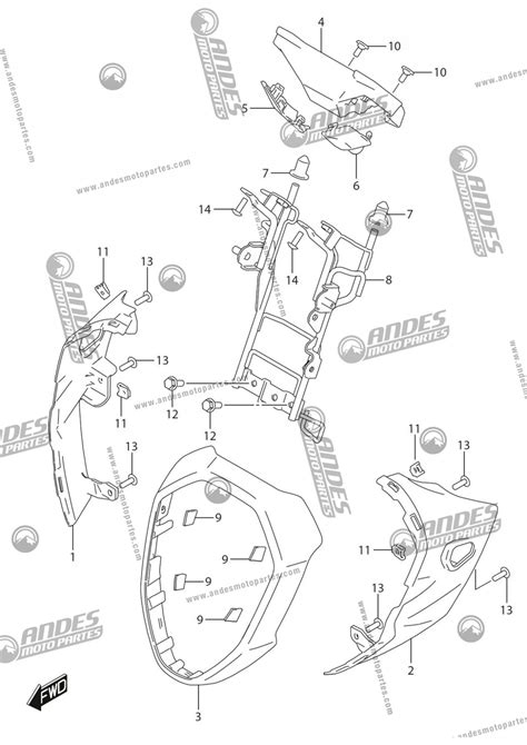 Headlamp Housing Gixxer Fi Naked Suzuki