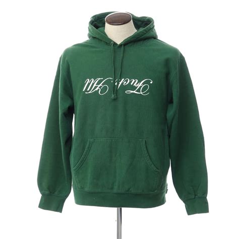 楽天市場中古シュプリーム Supreme 2021年春夏 Jamie Reid Fuck All Hooded Sweatshirt コットン プルオーバー パーカー グリーンサイズ