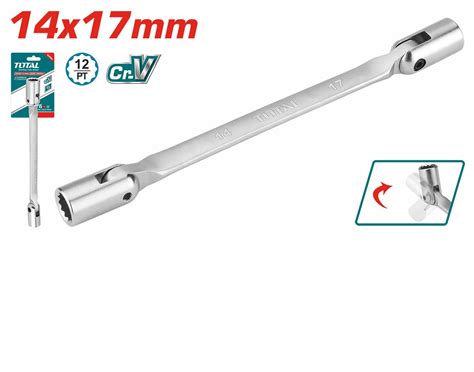 tdfsw double flexible socket wrench total tools malaysia