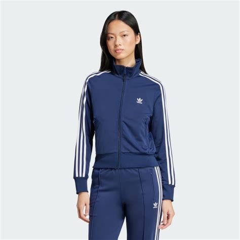 adidas adicolor classics firebird track jacket blue  shipping