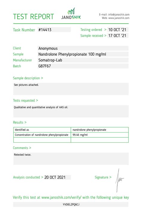 Picture Nandrolone Phenylpropionate Npp By Somatrop Lab Ml