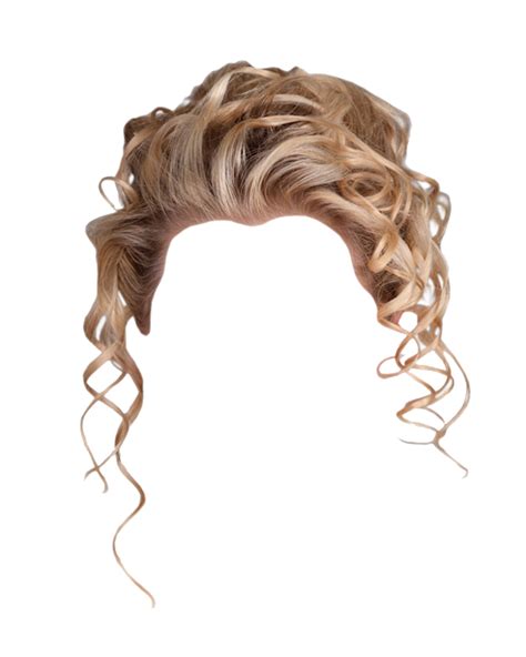 Blonde Curly Updo Elegant Fashion Wig Hd Png Png All